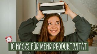 10 Hacks für mehr Produktivität und Motivation ⏰ | Fränzl & Vero