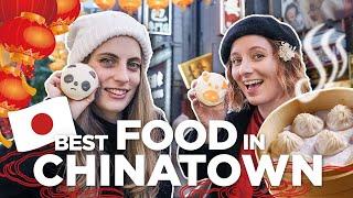 $40 Street Food Challenge in Japan's Biggest Chinatown 