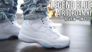 JORDAN 11 LEGEND BLUE (COLUMBIA) REVIEW & ON FEET LOOK!  *WATCH BEFORE YOU BUY*