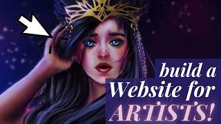 How to Create a Website // ARTIST Portfolio Website Tutorial 