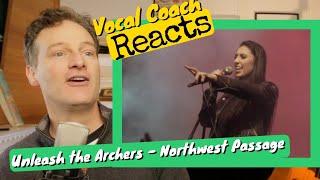 Vocal Coach REACTS - Unleash the Archers 'Northwest Passage'