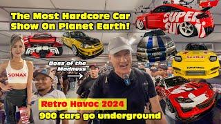 900 Cars Go Underground At The Most Hardcore Car Show On Planet Earth! RETRO HAVOC 2024 [PART 1]