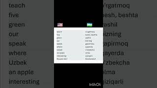 Ingliz tilini tez va oson o'rganish