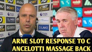 Liverpool vs. Real Madrid: Arne Slot Sends Clear Message to Carlo Ancelotti back