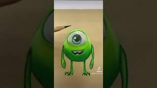 Mike Wazowski drawing!