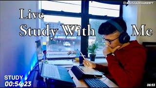  LIVE Study With Me | rain sounds and 60/10 pomodoro timer study/break ️⏰