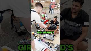 Street Artist Paints My Girlfriend's Bag for 20 Euros... 