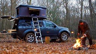 10 Second Roof Tent - Solo Overnighter in the forest