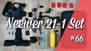 Neewer Zubehör Halter Set Satz für GoPro Hero 2 3 3+ 4 5 6  // deutsch // in 4K #66