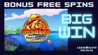 Big Bass Hold & Spinner Megaways | bonus free spins (BIG WIN!)