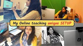 My online teaching Setup may blow your mind| Behind the scenes|  @shafaque_naaz  #teacherslife