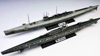 K-Class and M-Class models of the Royal Navy in 1/350 from MikroMir.