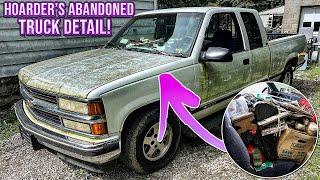 Hoarder's ABANDONED Truck Cleaned For The First Time In YEARS! INSANE Detailing Transformation!