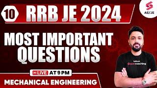 RRB JE 2024 Mechanical Engineering | SSC JE 2025 Mechanical Engineering by Rahul Sir