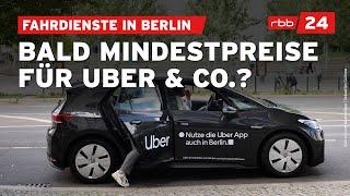 Wegen „Dumpinglöhnen”: Berlin prüft Mindestpreis für Uber & Co.