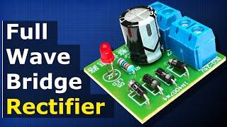 Full Wave Bridge Rectifier + Capacitor filters +  half wave rectifier