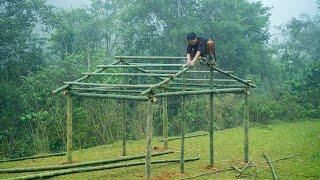 Make a BamBoo House to start a farm project, Survival Chalenges, ep 15