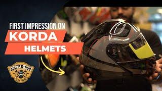 Korda Helmets first look and impression - Biker's Hub Vizag #korda #bikers #bestmotorcyclehelmets