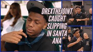 DREXTHEJOINT SANTA ANA RAPPER GOT CAUGHT SLIPPING BY A FAN CHASING CLOUT..DANGEROUS TIMES