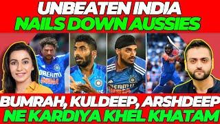 ROHIT HITMAN Sharma, BUMRAH, KULDEEP, Arshdeep NAILS AUSTRALIA DOWN | India vs Australia