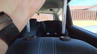 Ford C-Max (&Focus) - How to remove the headrests from the front seats