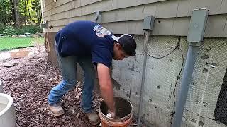 How to scratch coat a wall for stone veneer