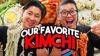 Where to get the best kimchi - Jjolmyeon + Kongguksu Mukbang at a Korean Restaurant