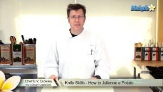 Knife Skills - How to Julienne a Potato