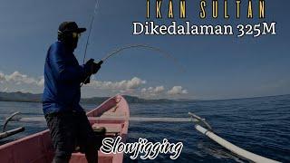 Slow Jigging laut super dalam ‼️ landed ikan sultan   tackle baru amis 