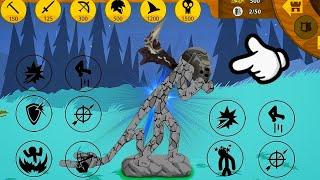 UNLOCK PLATINUM GRIFFON MAX SKILL KILL ALL BOSSES GIANT | STICK WAR LEGACY