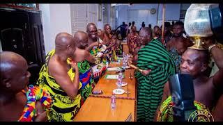 Breaking  Otumfour Storms Natl House of 🟨⬛️🟩Chiefs ,Asante house of Chiefs to Control All corners