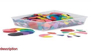 hand2mind Plastic, Rainbow, Fraction Circles, Bulk Math Manipulative Kit for the Classroom (15 Set.