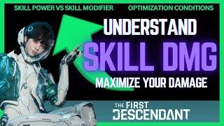 FULL SKILL DAMAGE GUIDE for #thefirstdescendant | SKILL POWER VS SKILL MODIFIER