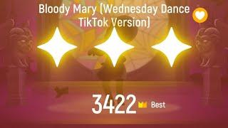 Tiles Hop - Bloody Mary [Wednesday Dance TikTok Version] (Highscore 3422) Lady Gaga Endless Mode 6