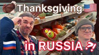 Can AMERICANS find THANKSGIVING Food in MOSCOW, Russia?!@iankummer 🪆