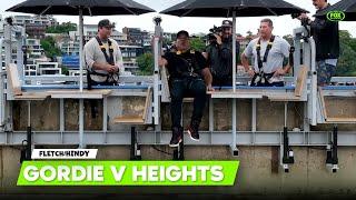 "I'll cave your head in!" - Gordie faces his biggest fear... heights  | Fletch & Hindy | Fox League