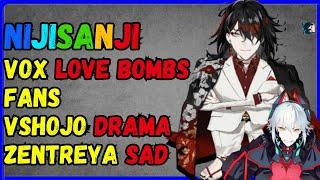 Vox lovebombs fans? Vshojo and Zen drama?