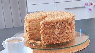 Russische Napoleon Torte altes Rezept / торт Наполеон старый классический рецепт #napoleoncake