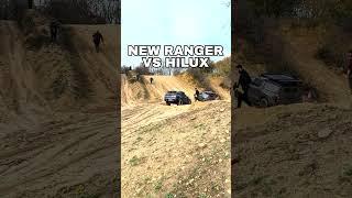 Next-Gen Ford Ranger vs Toyota Hilux Hill Climb Challenge #shorts #ranger #hilux