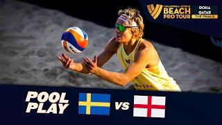 Åhman/Hellvig vs. Bello, Ja./Bello, Jo. - Pool Play Highlights | Doha Finals 2024 #BeachProTour