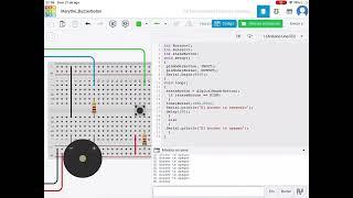 Buzzer botón TINKERCAD