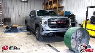 2023 GMC Sierra with the 3.0L  LZ0 Duramax Stock Dyno Run