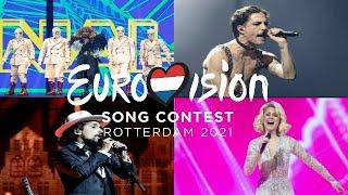 eurovision 2021 top 39 with comments from Portugal