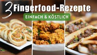 3 köstliche Fingerfood Rezepte - orientalisch & einfach 