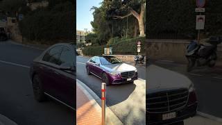 New Mercedes S class W223 in Monaco