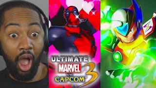 Street Fighter Fan Reacts to Marvel vs Capcom 3 Characters & Hyper Combos (Part 1)