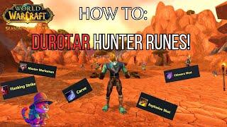 All Season Of Discovery Hunter Runes In Durotar!