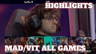 MDK vs VIT - ALL GAMES (Bo3) Highlights | Round 2 LEC Winter 2024 | Mad Lions KOI vs Vitality