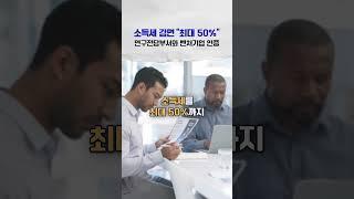 변리사가 알려주는 "개인사업자"를 위한 절세 전략! 연구전담부서로 25%, 벤처기업 인증으로 50% 소득세 감면! #연구소 #벤처기업 #특허 #변리사 #쇼츠 #shorts