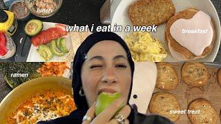 what i eat in a week | easy homecooked meals